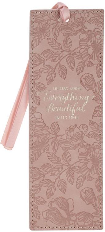1220000720176 Premium Vegan Leather Motivational Scripture Bookmark for Women: Everything Beau