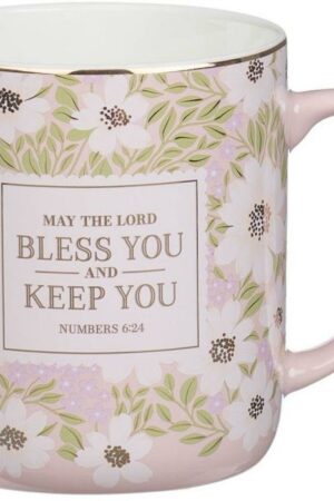1220000722149 Inspirational Scripture Ceramic Coffee & Tea Mug for Women: Lord Bless You & Kee
