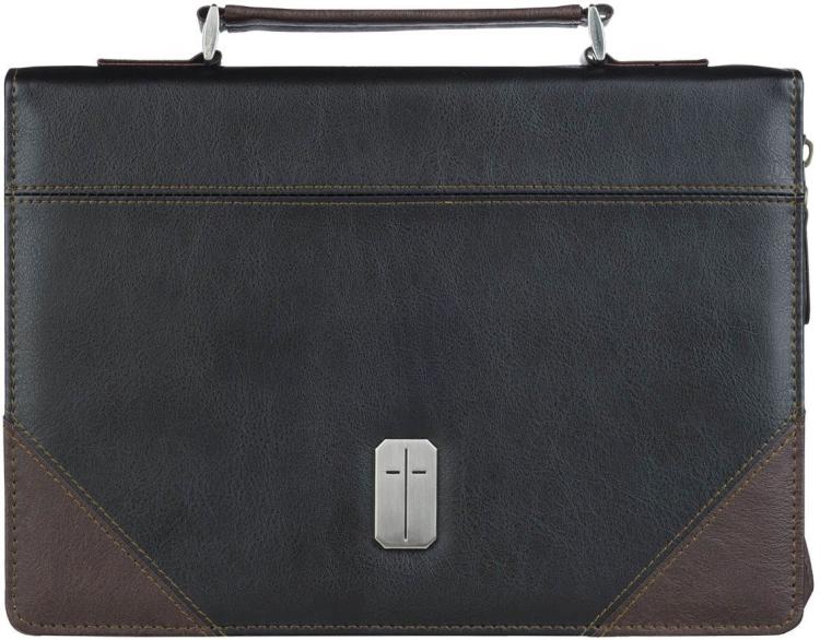 1220000723078 Premium Classic Vegan Leather Bible Cover for Men: Man of God Inspirational Bibl