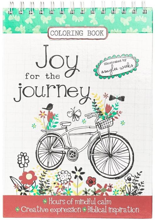 9781432115616 Joy for the Journey Wirebound Coloring Book - Hours of mindful calm